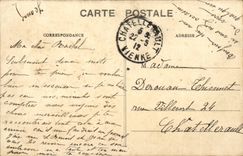 Paris - 10 - Station of North - flag - CPA