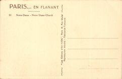 Paris - 4 - Notre Dame - CPA 