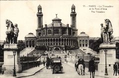 Paris - 16 - Le Trocadero et le Pont d'Iena - CPA 
