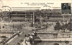Paris - 8 - Place of the Harmony - Panorama - CPA