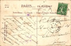 Paris - 4 - Notre Dame - CPA 