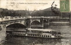 Paris - 8 - the House of Commons and the Bridge of the Harmony - CPA