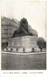 Paris - 14 - the Lion of Belfort - CPA