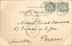 Statue of General Lecourbe CPA