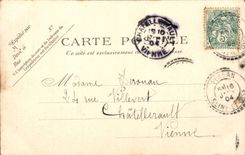 Presle - Church and Place - child - CPA