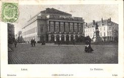 Belgium - Belgien - Liege - the Theater - CPA