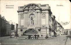 Belgium - Belgien - Vervi - Verviers - Monument Orthmans CPA