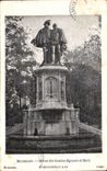 Belgium - Belgien - Brussels - Statue of the Counts Ergmont and Horn CPA