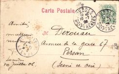 Lourdes - the Cave and the Basilica of Our Lady of Lourdes - CPA