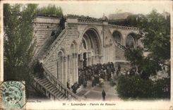 Lourdes - Square of the Rosary - CPA