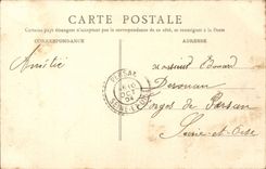 Chantilly - the Castle - the island of love - CPA