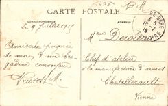 Auvergne - Baptism - Songs of Jean Branch illustees CPA