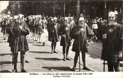 Orleans - Festivals of 500 Birthday of Jeanne d' Arc 1959 - historical Costumes - CPA