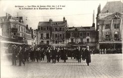 Orleans - Festivals of Jeanne d' Arc - the President of the Republic Albert lebrun CPA