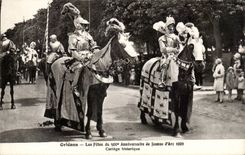 Orleans - Festivals of Jeanne d' Arc - 500 Birthday 1929 Historical Procession CPA