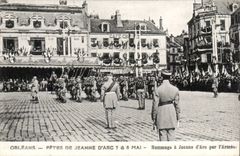 Orleans - Festivals of Jeanne d' Arc - Homage by Army CPA