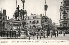 Orleans - Festivals of Jeanne d' Arc - Homage by Army CPA