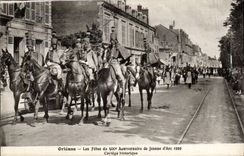 Orleans - Festivals of Jeanne d' Arc - 500 Birthday 1929 - Historical Procession CPA