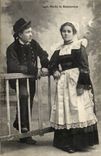 Folklore - Costumes - Brittany - Marry of Rosporden - CPA