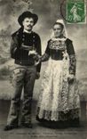 Costumes Marry of Plonevez Pozay Plomodiern St NIC CastPloggonec Folklore - Costume - CPA
