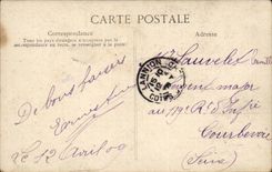 Good a pipee by monitoring the pot - Brittany Folklore - Costume - CPA