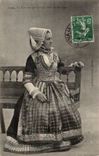 The Costume which carried Anne of Brittany Folklore - Costume - CPA