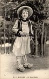 Fantasy - Children - a Breton Guy - Shoes - Costume - In Brittany - CPA