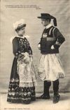 Folklore - Costume - Brittany - Couple - Botrel - CPA