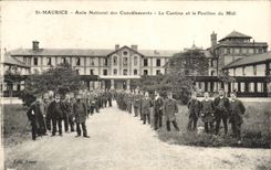Str Maurice - nationales Asyl des Convalescents die Kantine und das Haus von Sud-CPA