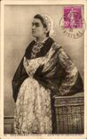 Folklore - Costumes - Douarnenez - Young girl in Costume of Festival - CPA