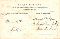 Folklore - Costumes - dance in Brittany - the Ball has Four - CPA