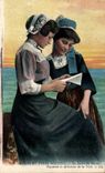 Folklore - Costumes - Breton Manners and Types - the Letter of Promised - Peasant and Artisanne - CPA
