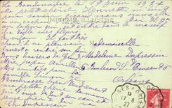 CPA Boubonnais First consents couples (folklore costumes)