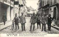 German CPA captive in the streets of Soissons