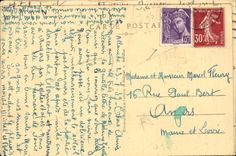 Auvergne - Folkore - Costumes - Auvergnats on their premises - young couple - baby - cradle - pipe - CPA