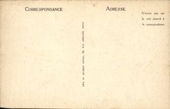 Auvergne - Folkore - Costumes - The bourree - Dance - Music CPA