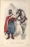 Afrika - Afrika - Algerien - algerisches Spahis - Pferd - Pferd - CPA