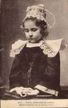 Folklore - Costume - Small Breton in Prayer - Adorable Child Child with curly to hate - CPA