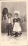Folklore - Costumes - In Brittany - Children - CPA