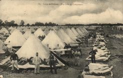 Camp of Trawl-nets - a Corner of Camping - CPA