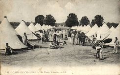 Camp of Trawl-nets - With the Camp - the Morning - CPA