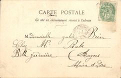 Folklore - Costumes - Love In Brittany - the answer arrives the same one - humor - CPA