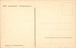 Folklore - Costumes - Germany Deutschland - Appenzellerin - processionstracht CPA