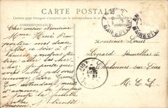 Angers - Castle and Statue of King Rene CPA