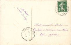 Fantasy - They is the messengers of love - flowers - CPA