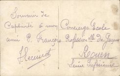 Real photo Man Souvenir of captivity (militaria)