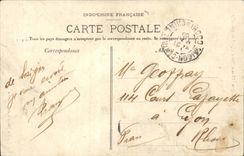 Viet-Nam - Vietnam - Cochinchine - Saigon - Statue of Bigault and Genouilly CPA