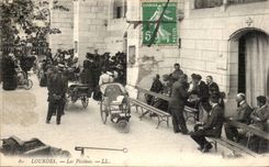 Lourdes - Swimming pools - CPA