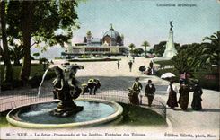 Netter - der Pier-Weg und die Garten - Brunnen der Triton - CPA