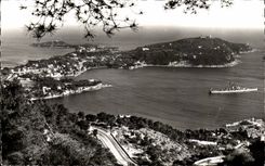 Villefranche - Sight on bay and the Cape Ferrat CPA